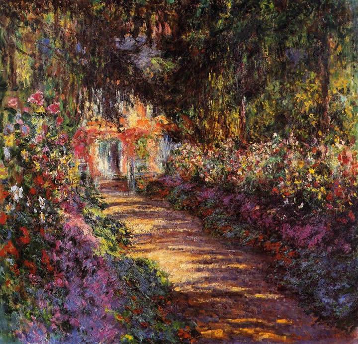Claude Monet The Flowered Garden
